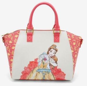 Loungefly Disney Beauty And The Beast Belle Rose Satchel Bag